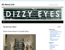 Tablet Screenshot of dizzyeyes.com